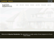 Tablet Screenshot of bayviewresidential.com
